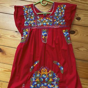Anthropologie Embroidered Tunic/Dress